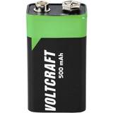 Voltcraft Litium Batterier & Opladere Voltcraft 9 V-blokbatteri 6LR61 Litium 7.4 V 500 mAh 1 stk