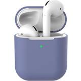 Lukket Høretelefoner Apple Airpods silikone cover opladningsetui
