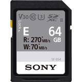Sony UHS-I Hukommelseskort Sony E Series Flashhukommelseskort 64 GB