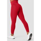 ICANIWILL Tøj ICANIWILL Define Seamless Scrunch Tights, Red