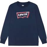 Levi's Bomuld Kjoler Levi's Baby Glow Effect Batwing Long Sleeve T-Shirt Dress Blues-18 mdr
