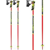Leki Alpint skiløb Leki WCR Lite SL Youth Poles Neon Red