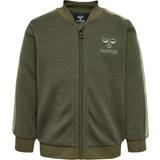128 - Jersey Overtøj Hummel Wulbato zip jakke OLIVE NIGHT