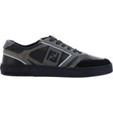 Fendi Sort Sko Fendi Black Calf Leather Low Top Sneakers EU44/US11