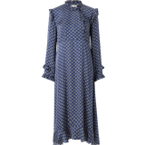 Odd Molly Maxi kjole Rachael Dress Blå