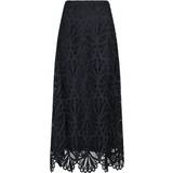 Lange nederdele - Polyester Neo Noir Daia Skirt - Black