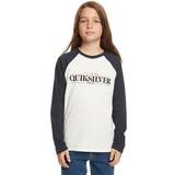 Quiksilver T-shirts Quiksilver Boys Logo Print Cotton T-shirt With Long Sleeves