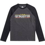Quiksilver Overdele Quiksilver Boys Logo Print Cotton T-shirt With Long Sleeves