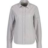 Gant Bomuld - Dame Skjorter Gant Dame Regular fit poplin skjorte med striber