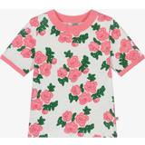 Overdele Mini Rodini Roses T-shirt - Pink