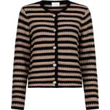 40 - Stribede Overdele Neo Noir Limone Stripe Knit Jacket