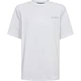 44 - Bomuld T-shirts & Toppe ROTATE Birger Christensen Boxy Logo T-Shirt Bright White Hvid