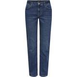 Pieces Dame Jeans Pieces Pckesia Mw Straight Fit Jeans