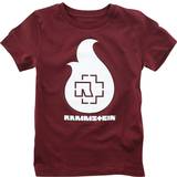 Babyer Overdele Rammstein T-shirt til børn Baby- & børnetøj Kids Flamme drenge og piger burgundy