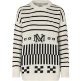Mads Nørgaard Lefty Sweater BLACK/WINTER WHITE