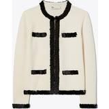Tory Burch Dame Tøj Tory Burch Kendra sequined wool-blend jacket multicoloured