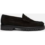 Bass Weejuns Sort Sneakers Bass Weejuns Men's Larson Suede Penny Loafers Black