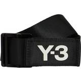 Y-3 Sort Tilbehør Y-3 Classic Logo Belt Black Black