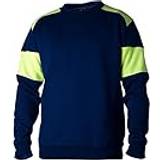 Bomuld - Dame - Gul - Sweatshirts Sweatere Top Swede sweatshirt 221, Navy/Hi-Vis gul