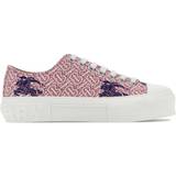 Burberry Dame Sneakers Burberry Printed Canvas Sneakers
