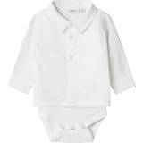 Name It Baby Shirt Romper - Bright White
