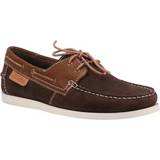 Cotswold Sneakers Cotswold Mens Mitcheldean Suede Boat Shoes Bronze/Khaki/Coffee