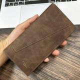 Tegnebøger Shein New retro style fashion trend long two-fold men's wallet Simple multi-slot zipper student wallet Slim Portable,Money,Cash White-collar Workers,For