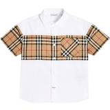 Skjorter Burberry Kids Check poplin shirt multicoloured Y