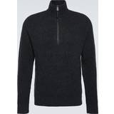 Bogner Trykknapper Tøj Bogner Darvin wool and cashmere half-zip sweater black