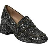 Angulus Dame Loafers Angulus Loafer 1647-101 Loafers Dark Green Glitter