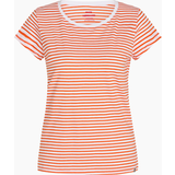 Jersey - Stribede Overdele Mads Nørgaard t-shirt Teasy Organic Stripe puffin's bill/brilliant white