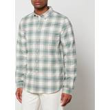 Paul Smith Ternede Overdele Paul Smith Tailored Check Shirt Green