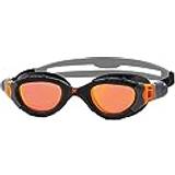 Svømmebriller Zoggs Predator Flex Titanium Black Orange, Regular Regular