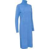 Blå - Trekvartlange ærmer - Viskose Kjoler Saint Tropez MilaSZ Kjole Blue