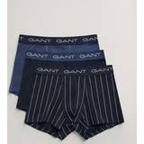 Blå - Jersey Undertøj Gant Herre 3-Pack nålestribede trunk-underbukser Blå