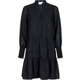 44 - Korte kjoler - V-udskæring Neo Noir Blunt Glam Dress - Black