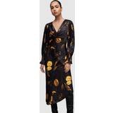 10 - Silke Kjoler AllSaints Naomi Aretha Dress, Black