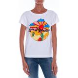 Love Moschino Lange ærmer Tøj Love Moschino White Cotton Tops & T-Shirt IT46