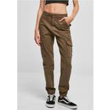 Urban Classics Dame - Grøn Bukser & Shorts Urban Classics Hose Khaki Relaxed für Damen