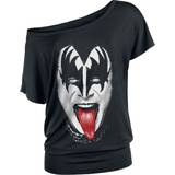 Kiss Dame Tøj Kiss T-shirt Gene Simmons till Damer sort