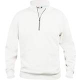 Overdele Clique Basic Half Zip Sweatshirt - White
