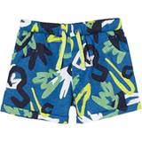 S.Oliver Grøn - S Tøj s.Oliver Jerseyshorts mit Allover-Print blau