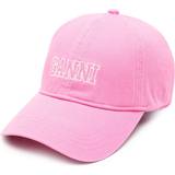 Lærred - Pink Tilbehør Ganni Logo baseball cap PINK