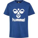 Hummel Blå Overdele Hummel T-shirt hmlTres Dark Denim år 122 T-Shirt