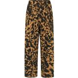 Leopard - Sort Bukser & Shorts Masai Penelope Bukser 1008114 Dijon MEDIUM