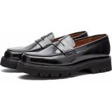 Grenson 8,5 Lave sko Grenson Men's Jefferson Hi Shine Leather Loafers Black