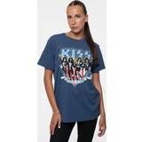 Kiss Blå Tøj Kiss Americana Spirit of T Shirt Blue