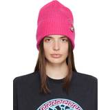 Versace Dame Tilbehør Versace Pink Safety Pin Beanie 1Po30/Hot Pink UNI