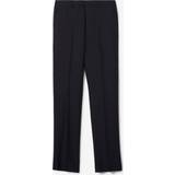 48 - Dame - Uld Bukser & Shorts Burberry Straight wool-blend pants blue
