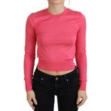 Ballonærmer - Cashmere - Pink Tøj Dolce & Gabbana Pink Silke Sweater Pink